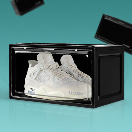 Stacked Shoe Box Acrylic Sneaker Display 1PC Black-2006733023067901958