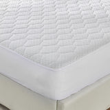 Dreamz Mattress Protector Topper Bamboo Double - Rear View
