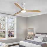 Spector 52'' Ceiling Fan LED Light DC Natural-2018816906051588102