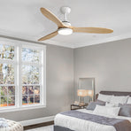 Spector 52'' Ceiling Fan LED Light DC Natural-2018816906051588102