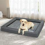 PaWz Memory Foam Pet Bed Calming Dog XL X-Large - Rear View
