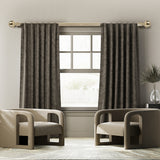 Marlow Curtain Rod Steel Quiet Rail Pole Set - Close-Up Angle