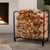 Firewood Rack Holder 4FT Fireplace Tool - Rear View