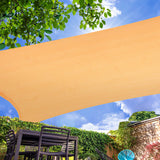 Mountview Shade Cloth Shadecloth Sun Beige - Rear View