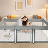 Bopeep Kids Playpen Foldable 120X180 - Rear View