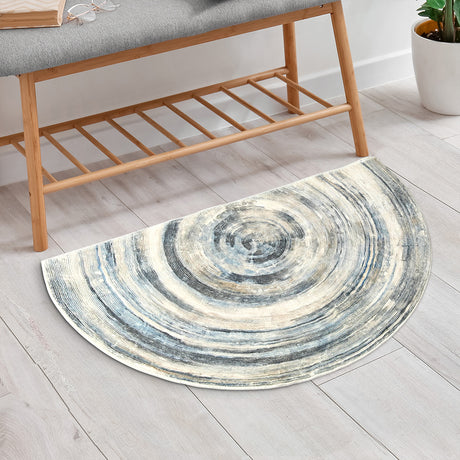Marlow Door Mat Half Moon Semi-Circle Rug 60x90-2006733163883270150