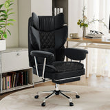 Levede Gaming Office Chair High Back PU Leather Black-2018816911453851654