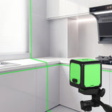 Traderight Green Laser Level with Tripod 25m IP54 Kit - Close-Up Angle