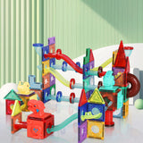 Kids Magnetic Tiles Blocks Dinosaur - Rear View