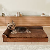 Pawz Orthopedic Dog Bed M Coffee - Rear View