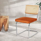 Levede 8xRattan Chair Dining Chairs - Rear View