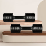 Centra A Pair Of 1KG To 5KG Dumbbells Black - Close-Up Angle