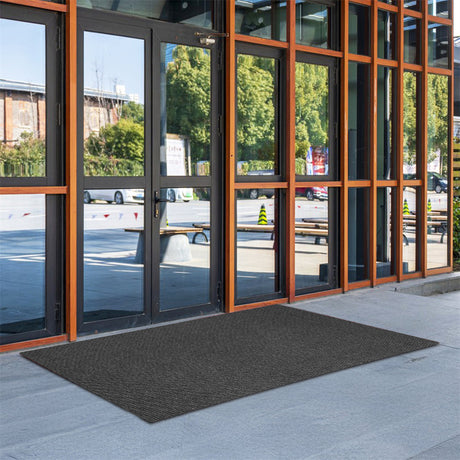 Marlow Extra Large Floor Rug Outdoor 90cm x 305cm Grey-2006732691143266310