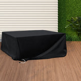 Marlow Outdoor Furniture Cover Garden Black 15cm - Rear View