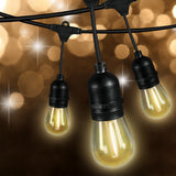 EMITTO 30M Festoon String Lights Xmas 30 Meter - Rear View