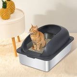 Pawz Cat Litter Box - Rear View