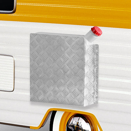 Manan Caravan Diesel Heater Tank Cover Silver-2018816830638002182