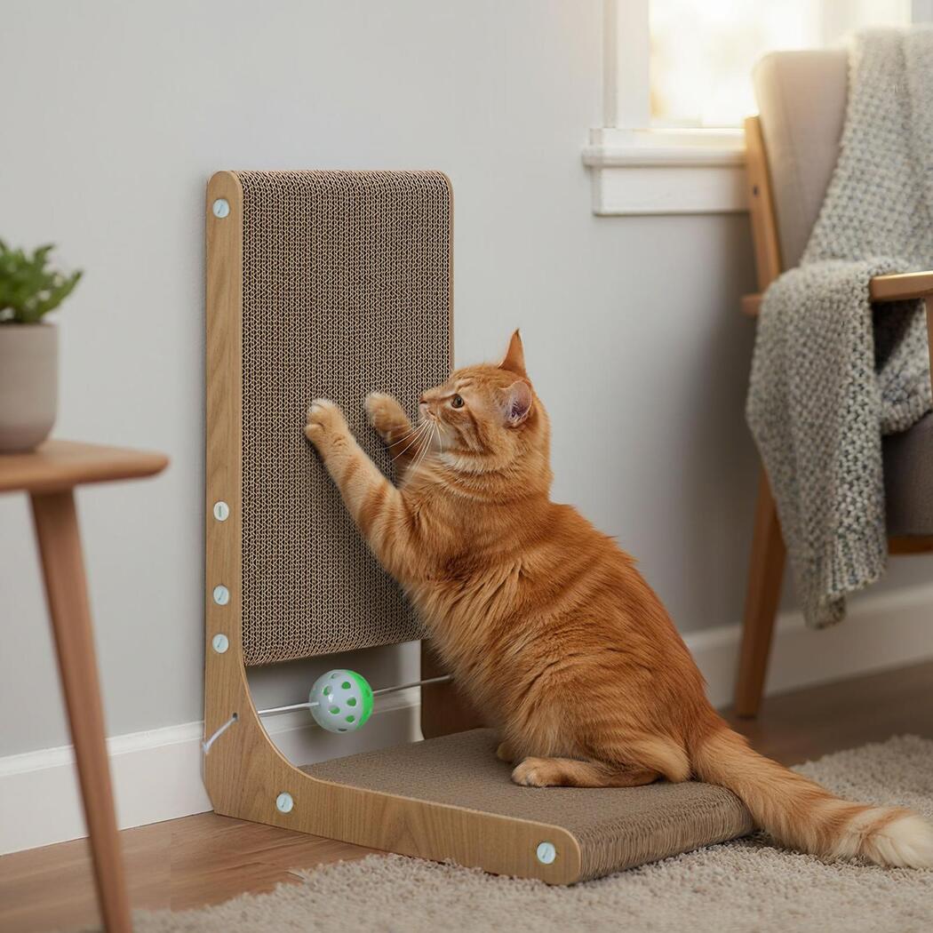 Pawz Cat L-Shaped Scratching Cardboard-2018816659187437574