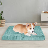 PaWz Dog Mat Pet Calming Bed Memory S Green Small - Rear View