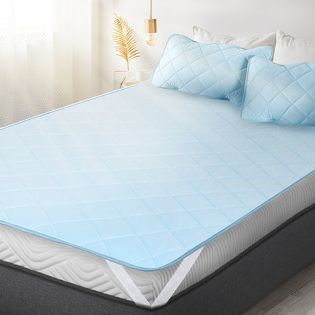 Dreamz Mattress Protector Cool Topper Double-1954802864043986950