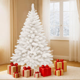 Santaco 1.5M 380 Tips White Christmas Tree - Rear View