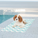 Pawz Pet Cooling Mat S Blue - Rear View