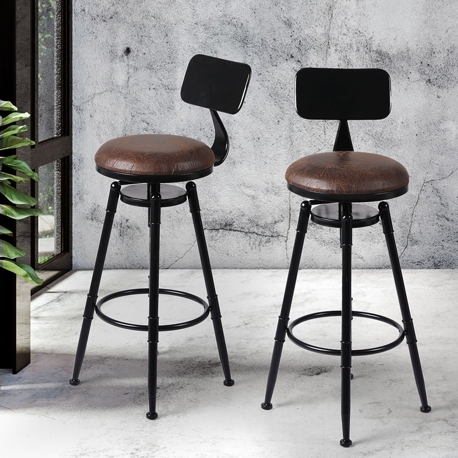 Levede 4pcs Bar Stool Kitchen Wooden-2018816933515890694