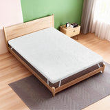 Dreamz Dual-layer Memory Foam Mattress Topper Double - Rear View
