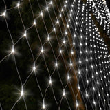EMITTO 880LED Christmas Net Lights Mesh - Rear View