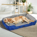 PaWz Pet Bed Dog Beds Bedding Mattress XXL Navy XX-Large - Rear View