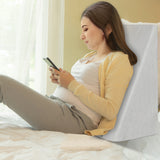 DreamZ Bedding Wedge Pillow Memory Foam White 30 - Rear View