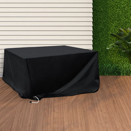 Marlow Outdoor Furniture Cover Garden Black 30cm Extension-2006733111316058118