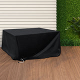 Marlow Outdoor Furniture Cover Garden Black 30cm Extension - Rear View