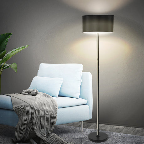 EMITTO Modern LED Floor Lamp Stand Reading Black-2018816807078596614