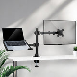 Monitor Stand Arm Display Desk Mount - Rear View