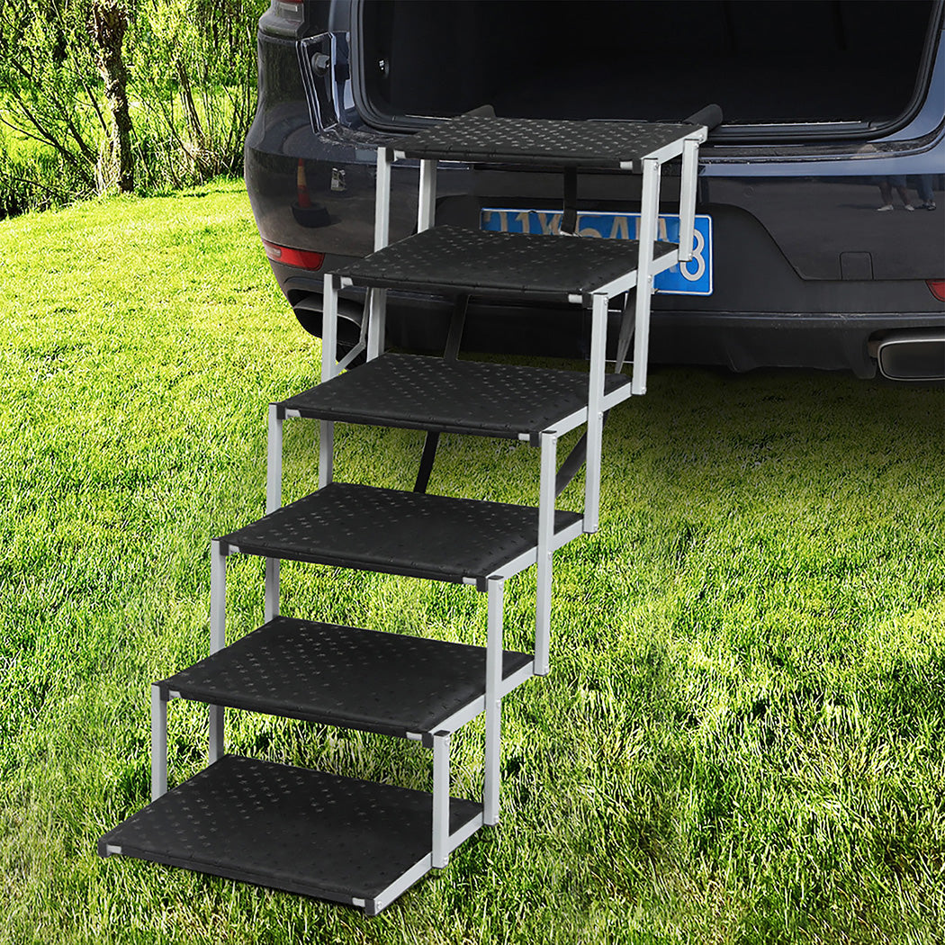 Pawz Dog Ramp Pet Stair Car Suv Travel Step Foldable-1954802488179822598