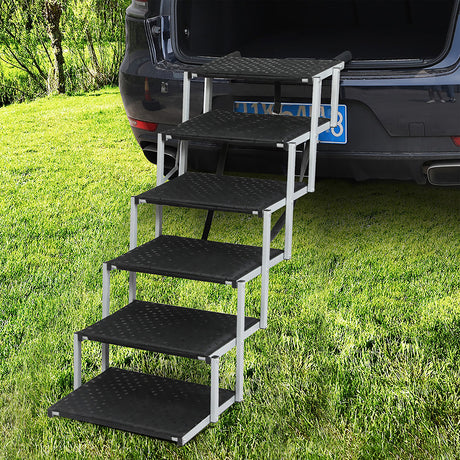 Pawz Dog Ramp Pet Stair Car Suv Travel Step Foldable-1954802488179822598