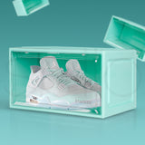 Stacked Sneaker Display Case Stackable Cyan-2006733027409006598