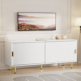 Levede 120cm TV Cabinet Entertainment Unit - Rear View