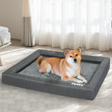 PaWz Memory Foam Pet Bed Calming Dog L Large - Rear View