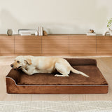 Pawz Orthopedic Dog Bed XXL Coffee - Rear View