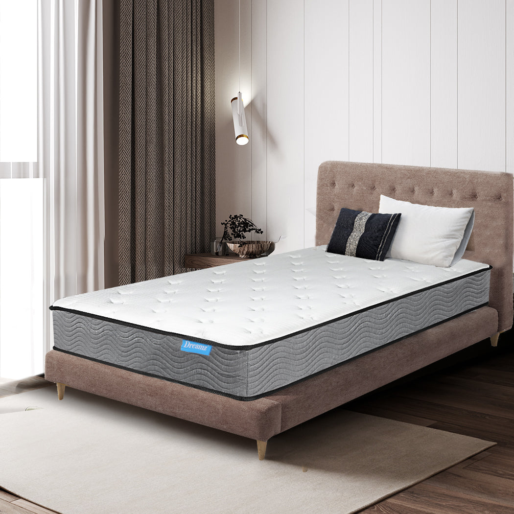 Dreamz Spring Mattress Pocket Bed Top Single-1954802856099975174