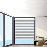 Marlow Blackout Zebra Roller Blind Curtains 120x210 Grey-2018816756147163142