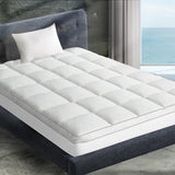 Dreamz Pillowtop Mattress Topper thickness 5cm - Rear View