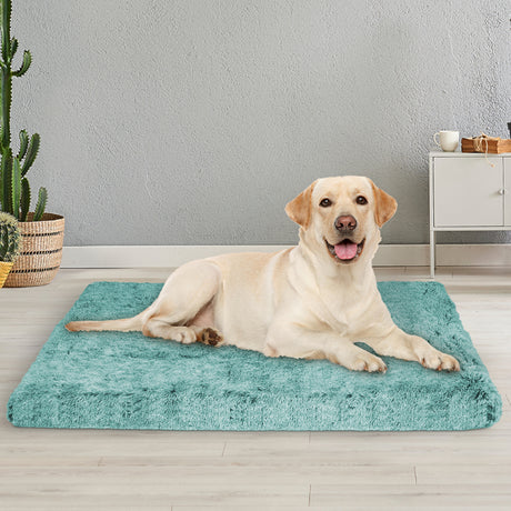 PaWz Dog Mat Pet Calming Bed Memory L Green Large-2018816700765573126