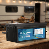 SAFETEX 12V LiFePO4 Battery Lithium - Rear View