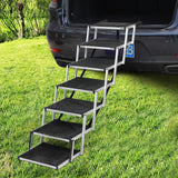 Pawz Dog Ramp Pet Stair Car Suv Travel Step Foldable - Rear View