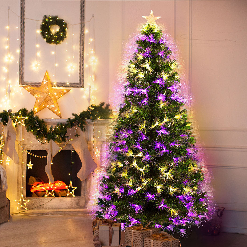 SANTACO Christmas Tree Fibre Optic 2.1M-2006732855530622982