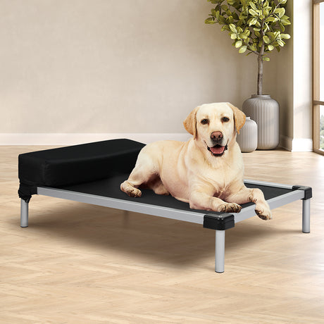 PaWz Pet Trampoline Aluminium Frame L Black Large-1954802570547564550