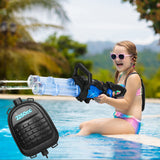 Kids Automatic Electric Water Gun - Rear View